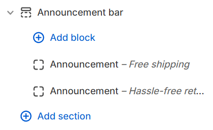 Impulse announcement bar blocks.png